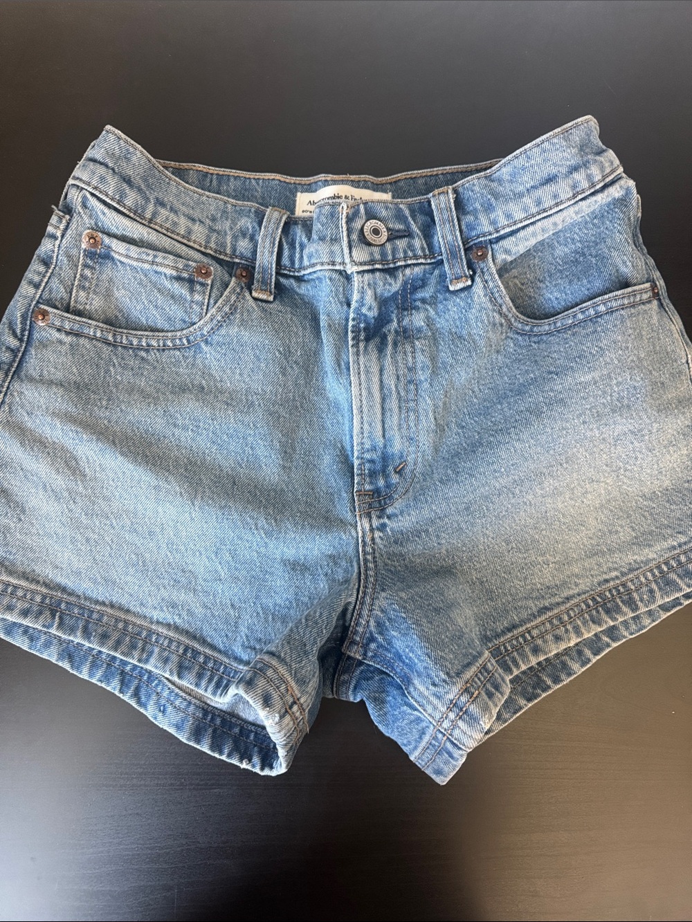 Abercrombie & Fitch High Rise 90’s Relaxed Cutoff Shorts | 26